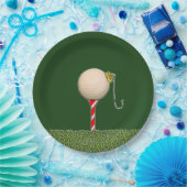 ゴルフホリデーパーティー ペーパープレート (パーティー)