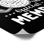 ゴルフホールインワンクラブゴルファーゴルフ ポスター (角)