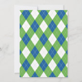 ゴルフホールインワン誕生日招待状 招待状 (裏面)