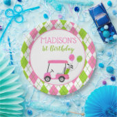 ゴルフホールインワン誕生日紙プレート ペーパープレート (パーティー)