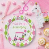 ゴルフホールインワン誕生日紙プレート ペーパープレート (パーティー)