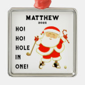 ゴルフホールインワン メタルオーナメント (正面)