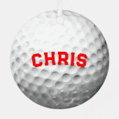 ゴルフホールインワン メタルオーナメント (裏面)