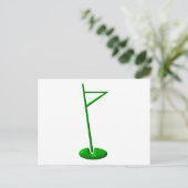 ゴルフホールマーカー ポストカード (スタンド正面)