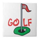 ゴルフホール タイル (正面)