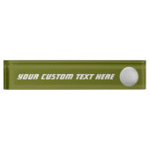 ゴルフボカスタムール卓上銘板 デスクネームプレート (正面)