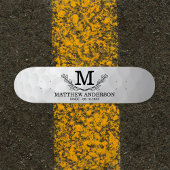 ゴルフボパーソナライズされたールパターン名モノグラムエイジ スケートボード