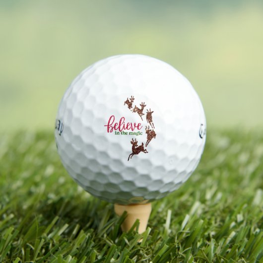 ゴルフボパーソナライズされたール、クリスマスプレゼントのトップブランド ゴルフボール (インサイチュ 木)