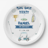 ゴルフボーイバースデーパーティー ペーパープレート (正面)