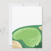 ゴルフボーイ誕生日Par-Tee 9穴カードスコアカード 招待状 (裏面)