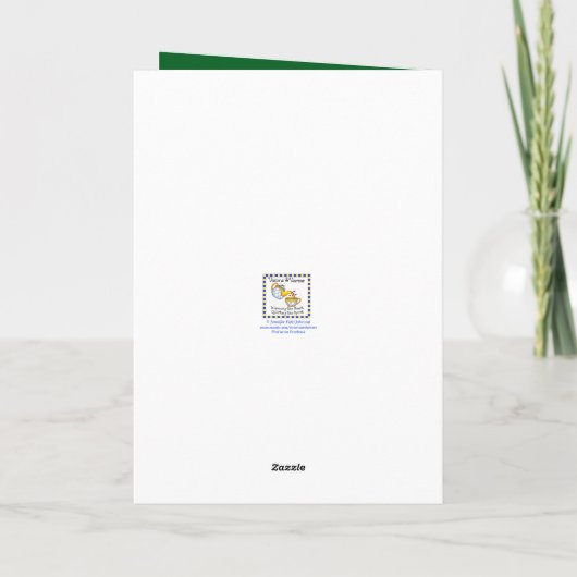 ゴルフボールあなたの名前と年の誕生日を追加 カード (裏面)