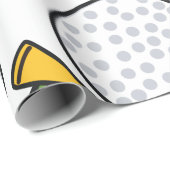 ゴルフボールとティー ラッピングペーパー (ロールコーナー)