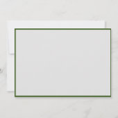 ゴルフボールとティー 緑に愛を込めて Save the Date 招待状 (裏面)