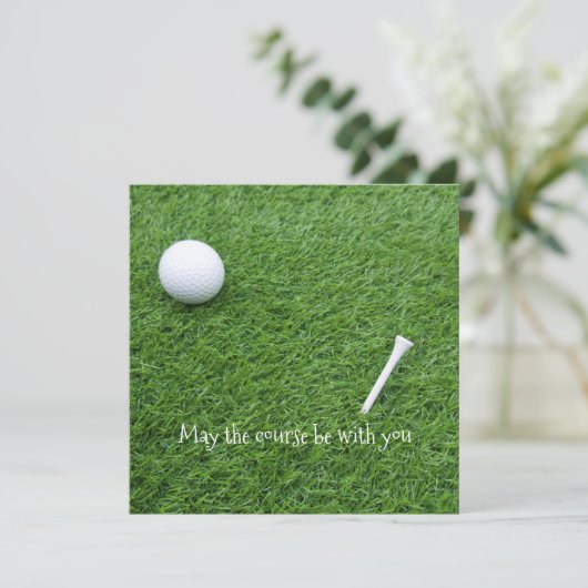 ゴルフボールとT型のコースをお楽しみください シーズンカード (スタンド正面)