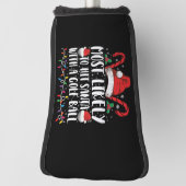 ゴルフボールのクリスマスでサンタを打つ可能性が最も高い ゴルフヘッドカバー (回転90)