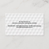 ゴルフボールのニアホール 名刺 (裏面)