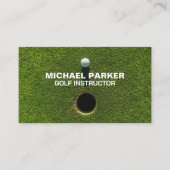 ゴルフボールのニアホール 名刺 (正面)