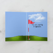 ゴルフボールの黒色目盛りキャップ カード (内部)