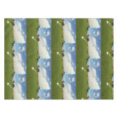 ゴルフボールは旗を並べた。 テーブルクロス (正面(横))