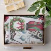 ゴルフボールを持つゴルファーのための7月のゴルフクリスマス 薄葉紙 (ギフト)