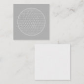 ゴルフボールイラストレーションカスタムカラーゴルフアート ノートカード (正面/裏面)