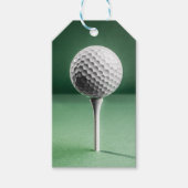 ゴルフボールオンティー ギフトタグ (正面)