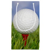 ゴルフボールオンティー スモールペーパーバッグ (正面)