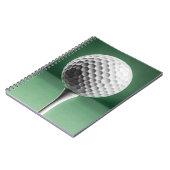 ゴルフボールオンティー ノートブック (左側)