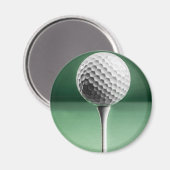 ゴルフボールオンティー マグネット (正面/裏面)