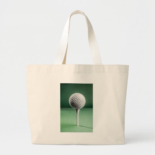 ゴルフボールオンティー ラージトートバッグ (正面)
