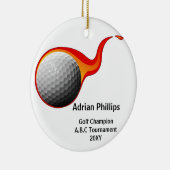 ゴルフボールオーナメント セラミックオーナメント (右)