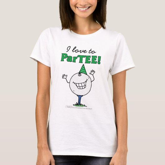 ゴルフボールキャラクターParTEE! Tシャツ (正面)
