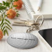 ゴルフボールキーチェーン キーホルダー (側面)