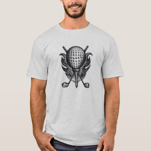 ゴルフボールクラブゴルファーゴルフ場大会 Tシャツ