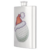 ゴルフボールクリスマス帽子 フラスク (左)