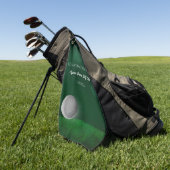 ゴルフボールグリーンゴルフコースゴルフバチュラーパーティ ゴルフタオル (グリーン)