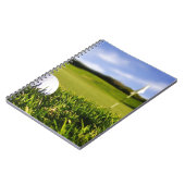 ゴルフボールコース ノートブック (左側)