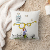 ゴルフボールゴルファー装飾用クッション クッション (ブランケット)