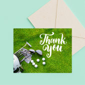 ゴルフボールサンキューカード付きゴルフバッグ ポストカード