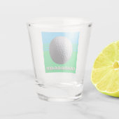ゴルフボールサンドバガーのショットグラス ショットグラス (裏面)