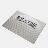 ゴルフボールスポーツウェルカム ドアマット (アングル)