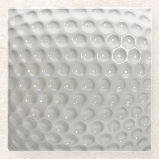 ゴルフボールスポーツ ガラスコースター (正面)