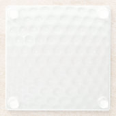 ゴルフボールスポーツ ガラスコースター (裏面)