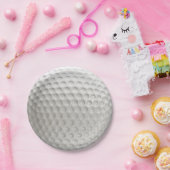 ゴルフボールスポーツ ペーパープレート (パーティー)