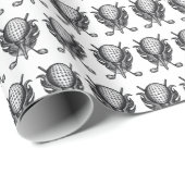 ゴルフボールティークラブプリントゴルファー運動競技 ラッピングペーパー (ロールコーナー)