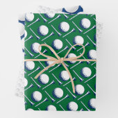 ゴルフボールティースディンプルモダンゴルフおもしろい ラッピングペーパーシート (インサイチュ)