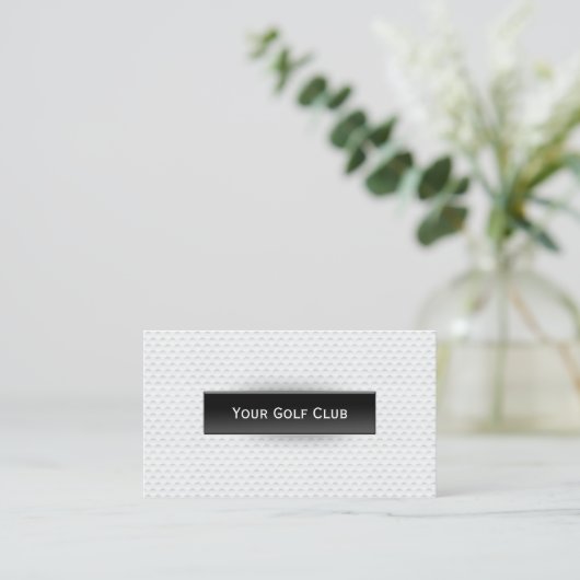 ゴルフボールテクスチャプロフェッショナルゴルフ 名刺 (スタンド正面)