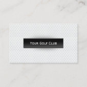ゴルフボールテクスチャプロフェッショナルゴルフ 名刺 (正面)