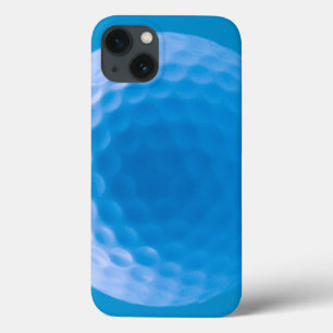 ゴルフボールテクスチャルディンプルアークティックブルー iPhone 13ケース