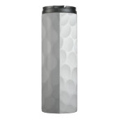 ゴルフボールテクスチャー&クラブイニシャルモノグラム タンブラー (裏面)